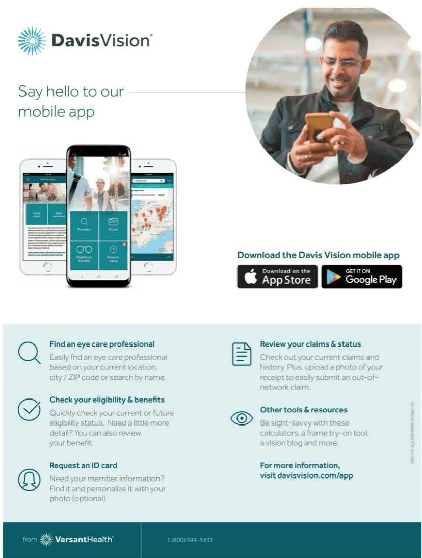 Davis Vision Mobile App – Allegheny County Schools Health Insurance ...