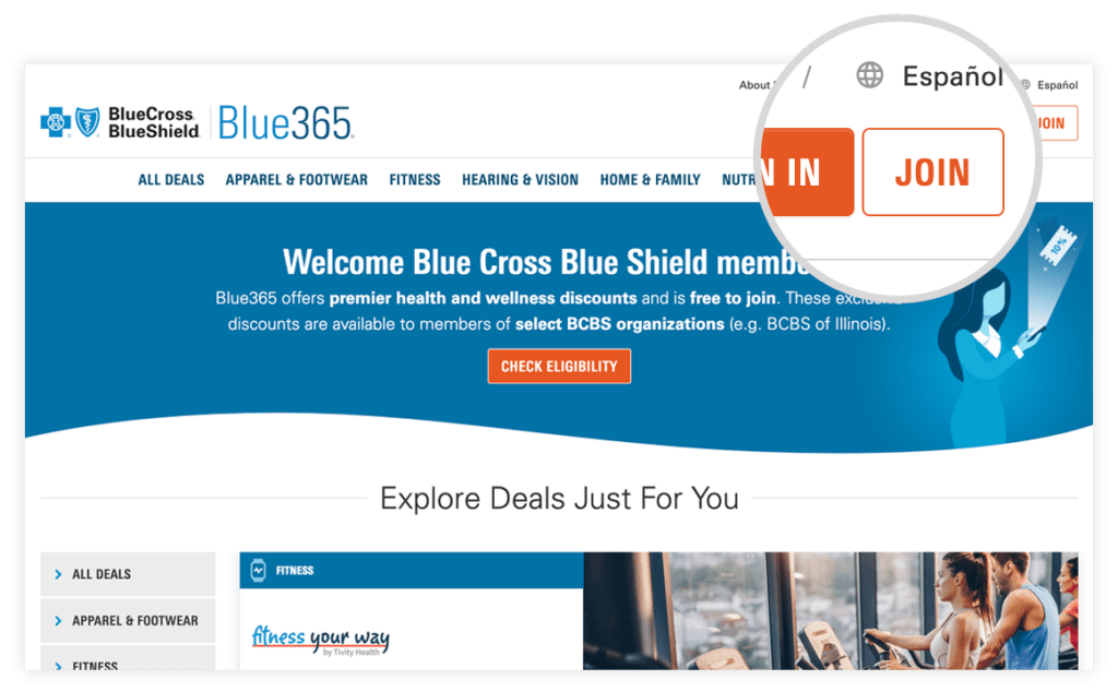 Home Page  Blue365 Deals